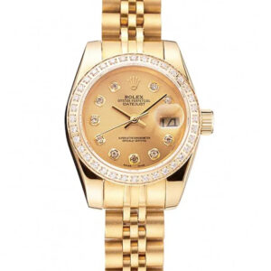 Rolex Datejust 28mm Gold Dial 1454096
