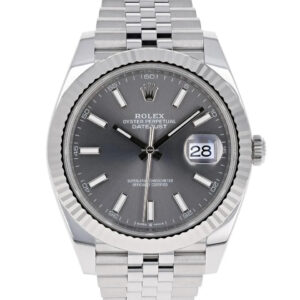 Rolex Datejust 41mm Rhodium Dial 126334 Jubilee