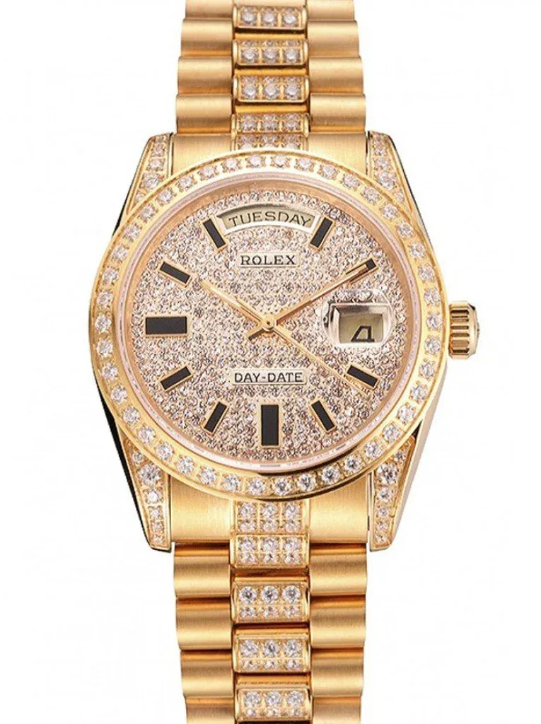 Rolex Day-Date 36mm White Dial REP016825