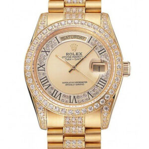 Rolex Day-Date 37mm Gold Dial 1453954