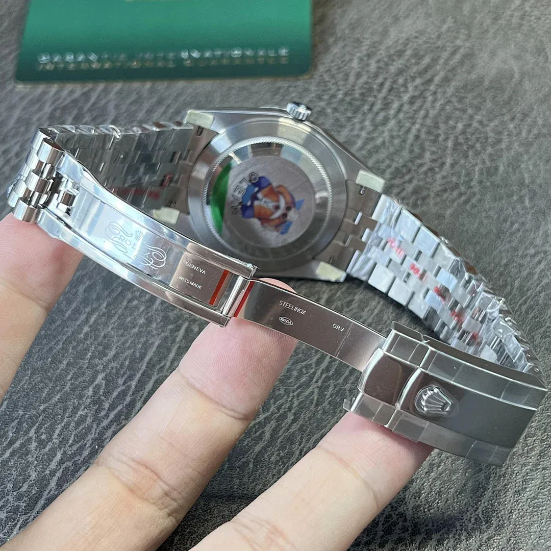 Superclone Rolex Datejust 41mm Rhodium Dial 126334 Jubilee - Image 7