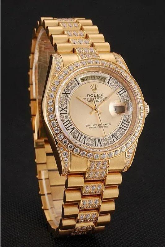 Superclone Rolex Day-Date 37mm Gold Dial 1453954 - Image 2