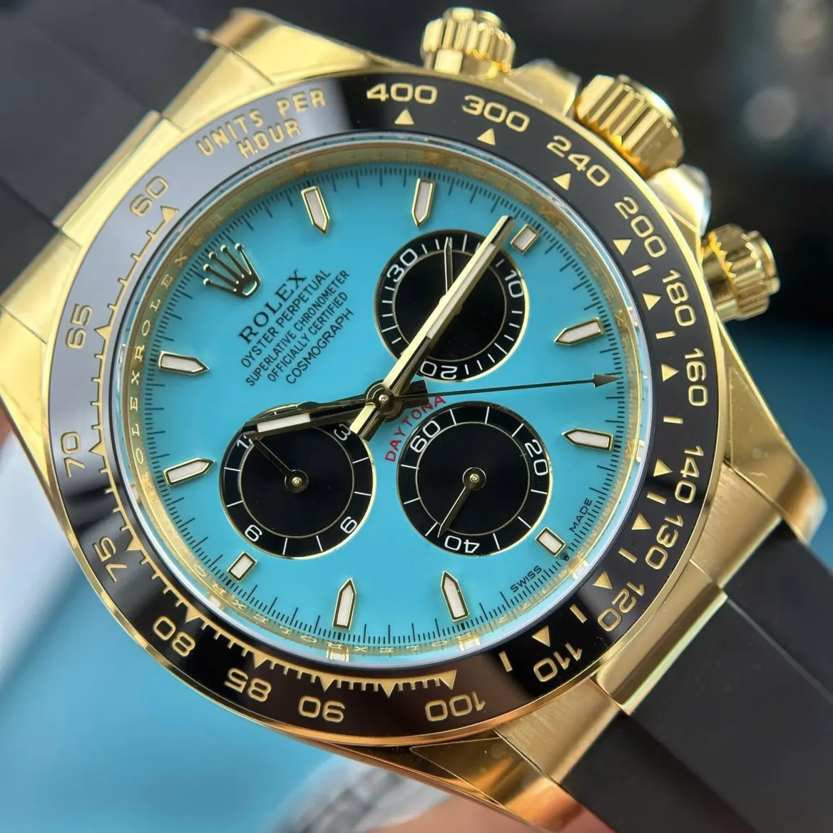Replica Rolex Daytona 40 mm 126518LN Tiffany Dial - Image 4