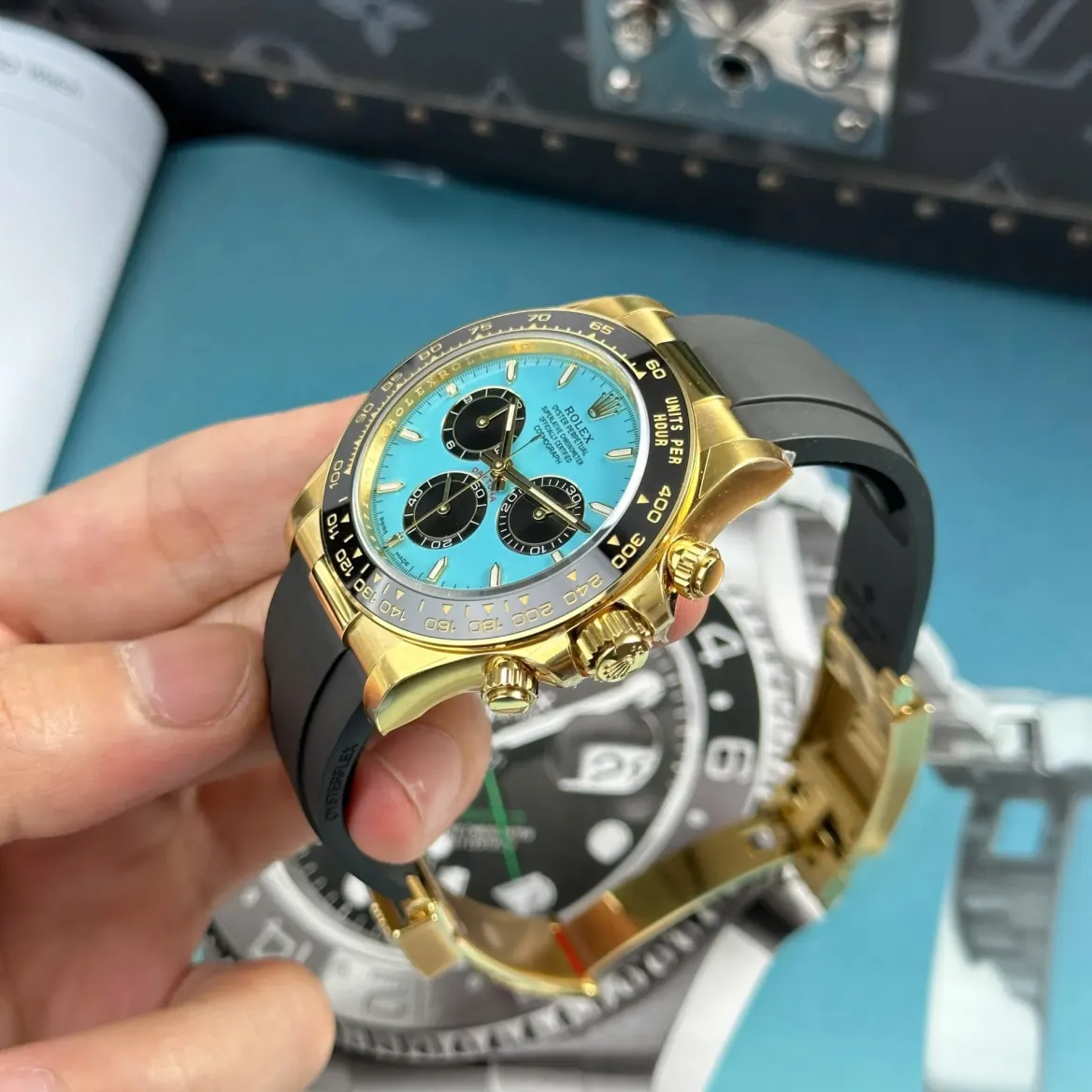 Replica Rolex Daytona 40 mm 126518LN Tiffany Dial - Image 6