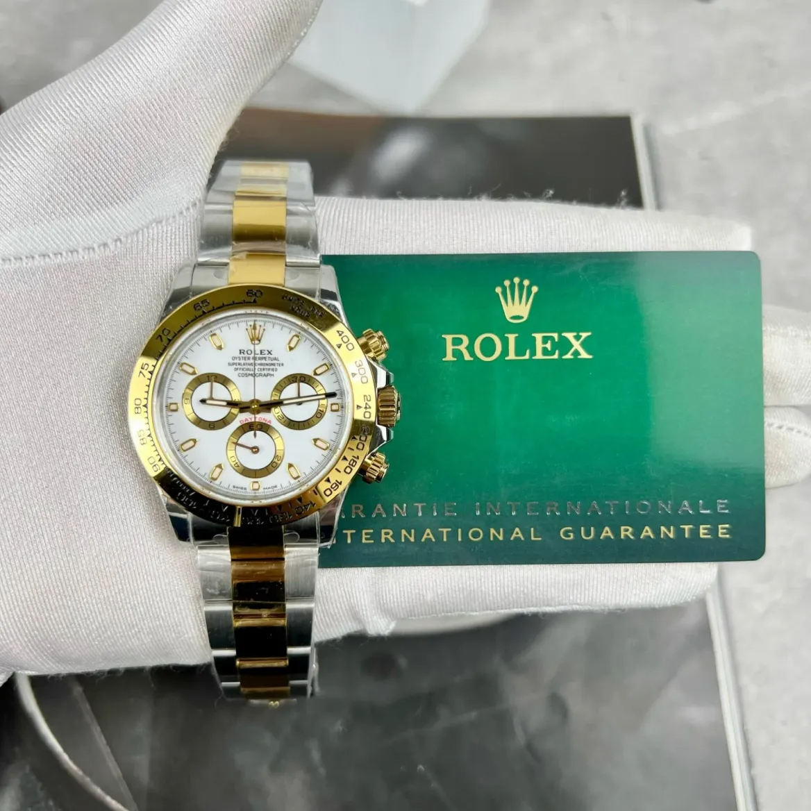 Superclone Rolex Daytona 40 mm White Dial 126503 (2)
