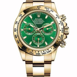 Superclone Rolex Daytona John Mayer Green Dial 116508