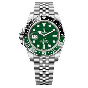 Superclone Rolex GMT-Master II 40 mm 126729VTNR Jubilee “Absinthe”