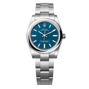 Superclone Rolex Oyster Perpetual 277200 Med Blue Dial