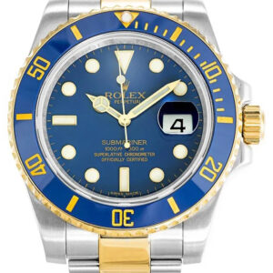 Superclone Rolex Submariner 40mm Blue Dial 116613LB Bluesy
