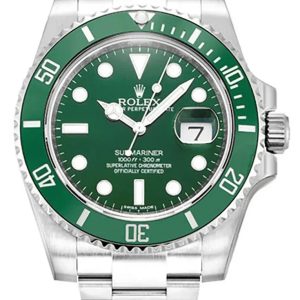 Superclone Rolex Submariner 40mm Green Dial 116610LV Hulk