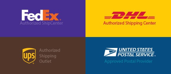 UPS, FedEx, DHL, and USPS