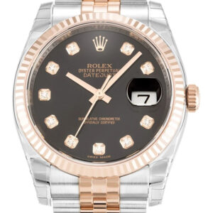 Replica Rolex Datejust Black Dial 36mm 116231-3