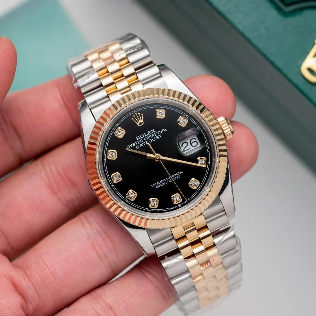 Replica Rolex Datejust Black Dial 36mm 116233 - Image 4