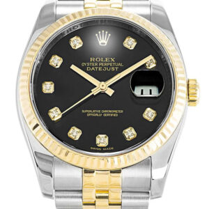 Replica Rolex Datejust Black Dial 36mm 116233