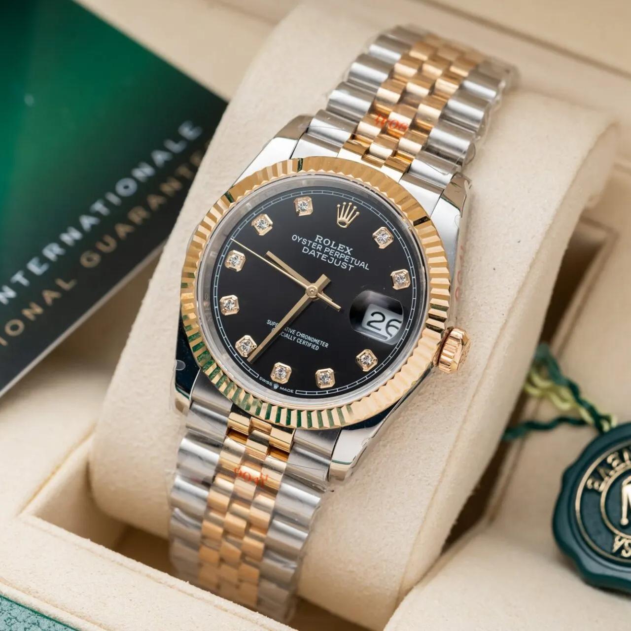 Replica Rolex Datejust Black Dial 36mm 116233 - Image 5