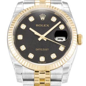 Replica Rolex Datejust Black Jubilee Dial 36mm 116233