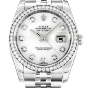 Replica Rolex Datejust Mother of Pearl – White Dial 36mm 116244