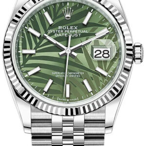 Replica Rolex Datejust Palm Motif Dial 36mm 126234-0047