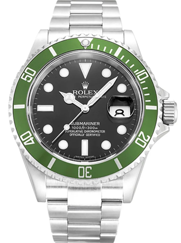 Replica Rolex Submariner Black Dial 40mm 16610LV Kermit