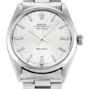 Rolex Air-King 5500 34mm Silver Dial