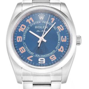 Rolex Air-King Blue Dial 34mm 114200 (1)