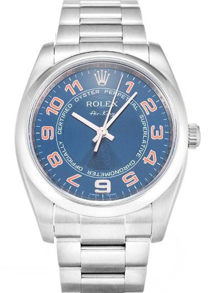 Rolex Air-King Blue Dial 34mm 114200 (1)