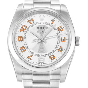 Rolex Air-King Watch 34mm Silver Dial 114200