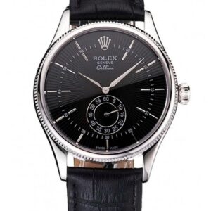 Rolex Cellini 38mm Black Dial
