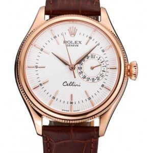 Rolex Cellini 38mm White Dial 622725