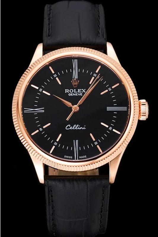 Rolex Cellini 39mm Black Dial 622656 - Image 3
