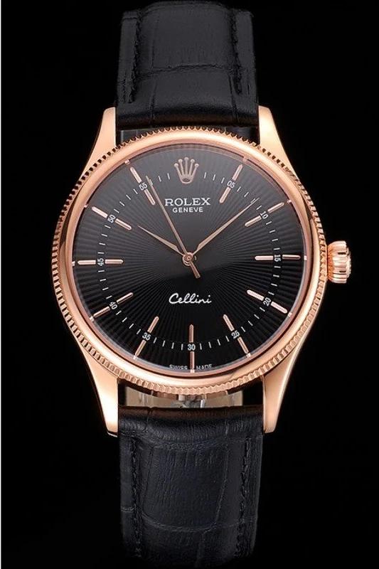 Rolex Cellini Black Dial 38mm - Image 3