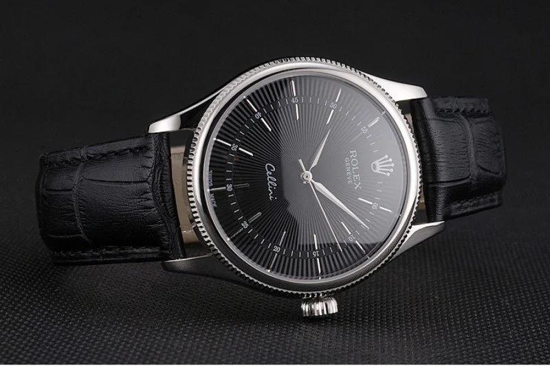Rolex Cellini Classic Black Dial Automatic Watch - Image 5