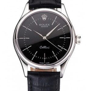 Rolex Cellini Classic Black Dial Automatic Watch