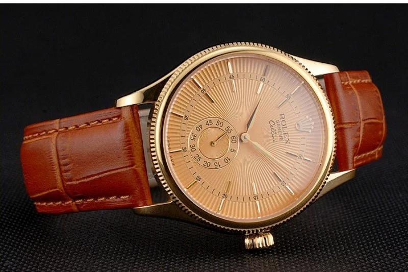 Rolex Cellini Gold Vintage 38mm Gold Dial - Image 3