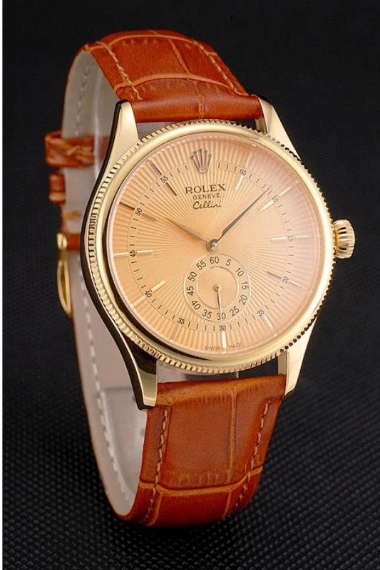 Rolex Cellini Gold Vintage 38mm Gold Dial - Image 4