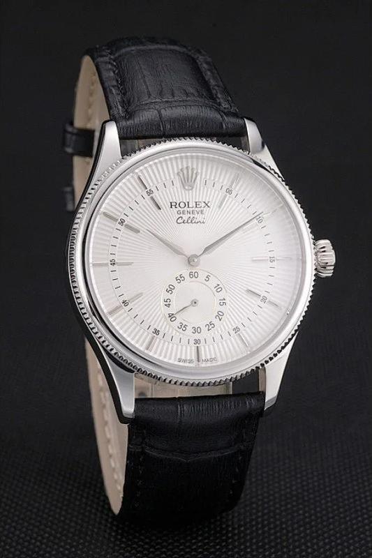 Rolex Cellini Watch 38mm White Dial - Image 2