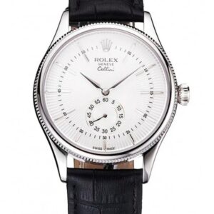 Rolex Cellini Watch 38mm White Dial