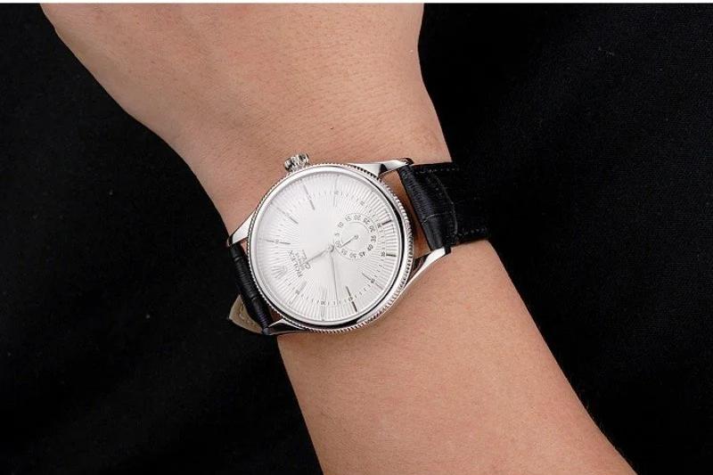 Rolex Cellini Watch 38mm White Dial - Image 7