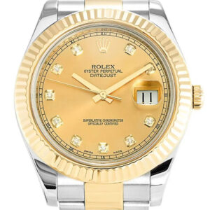 Rolex Datejust II Replica Watch - Gold Dial 41mm 116333