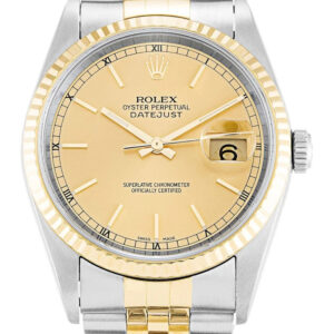 Rolex Datejust Replica Watch - Champagne Dial 36mm 16233