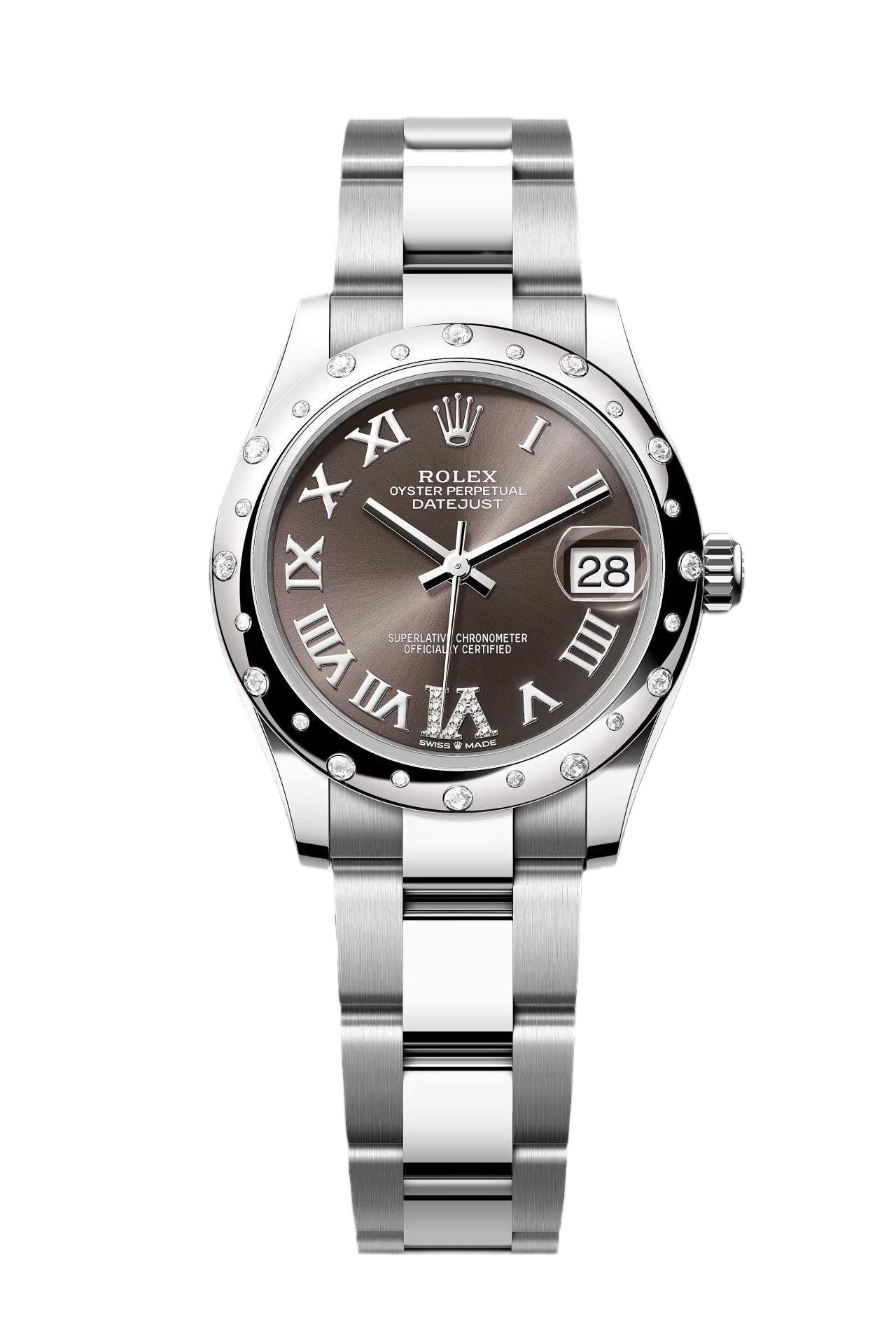 Rolex Datejust Replica Watch - Dark Grey Dial 278344RBR