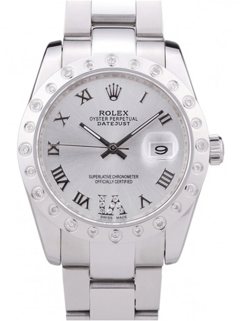 Rolex Datejust Replica Watch - Silver Dial 36mm 7468
