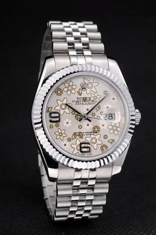 Rolex Datejust Replica Watch - Silver Dial 41mm 41983 - Image 3