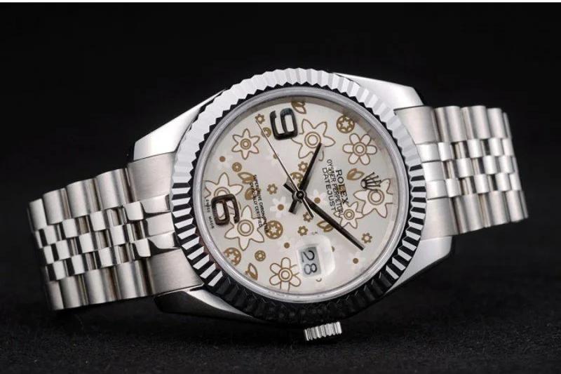 Rolex Datejust Replica Watch - Silver Dial 41mm 41983 - Image 4