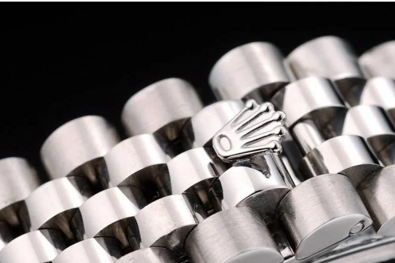 Rolex Datejust Replica Watch - Silver Dial 41mm 41983 - Image 8