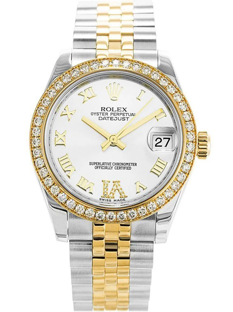 Rolex Datejust Replica Watch - White Dial 178383 31 mm
