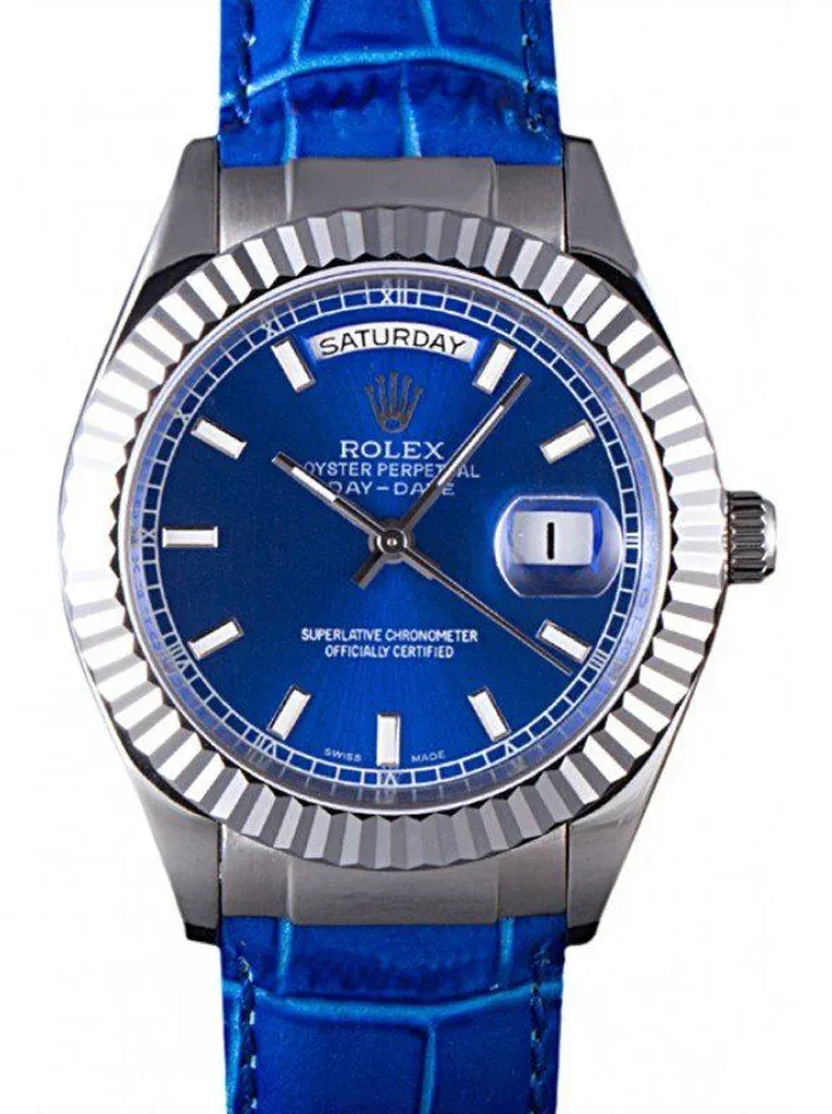 Rolex Day-Date 35mm Blue Dial 621490