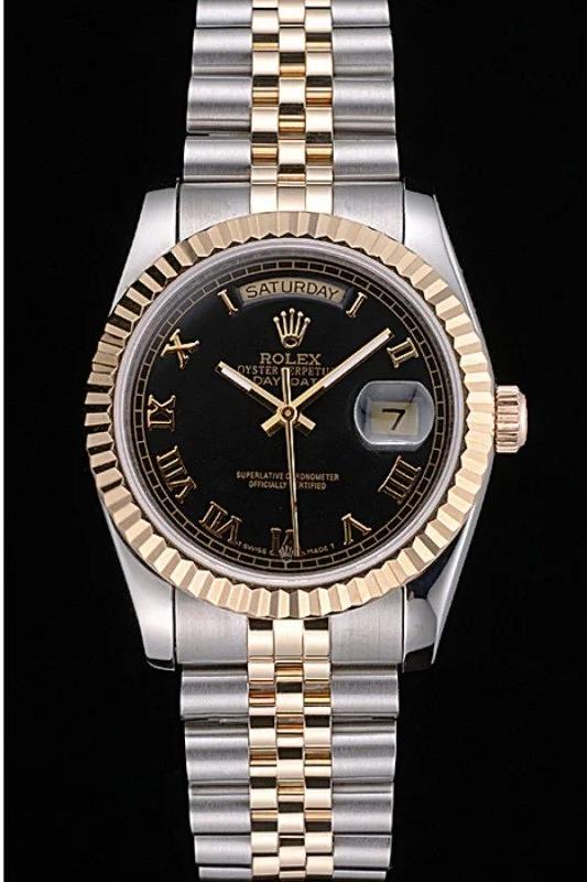Superclone Rolex Day-Date 36mm Black Dial SRL78 - Image 2