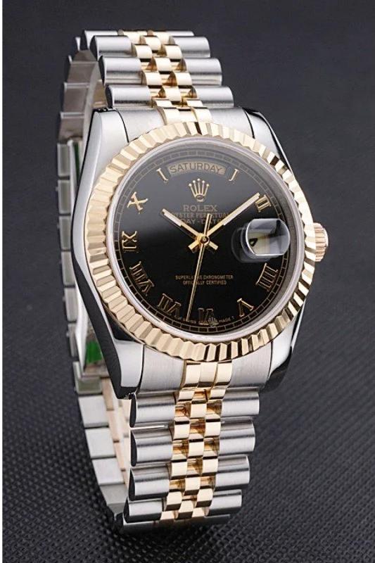 Superclone Rolex Day-Date 36mm Black Dial SRL78 - Image 3