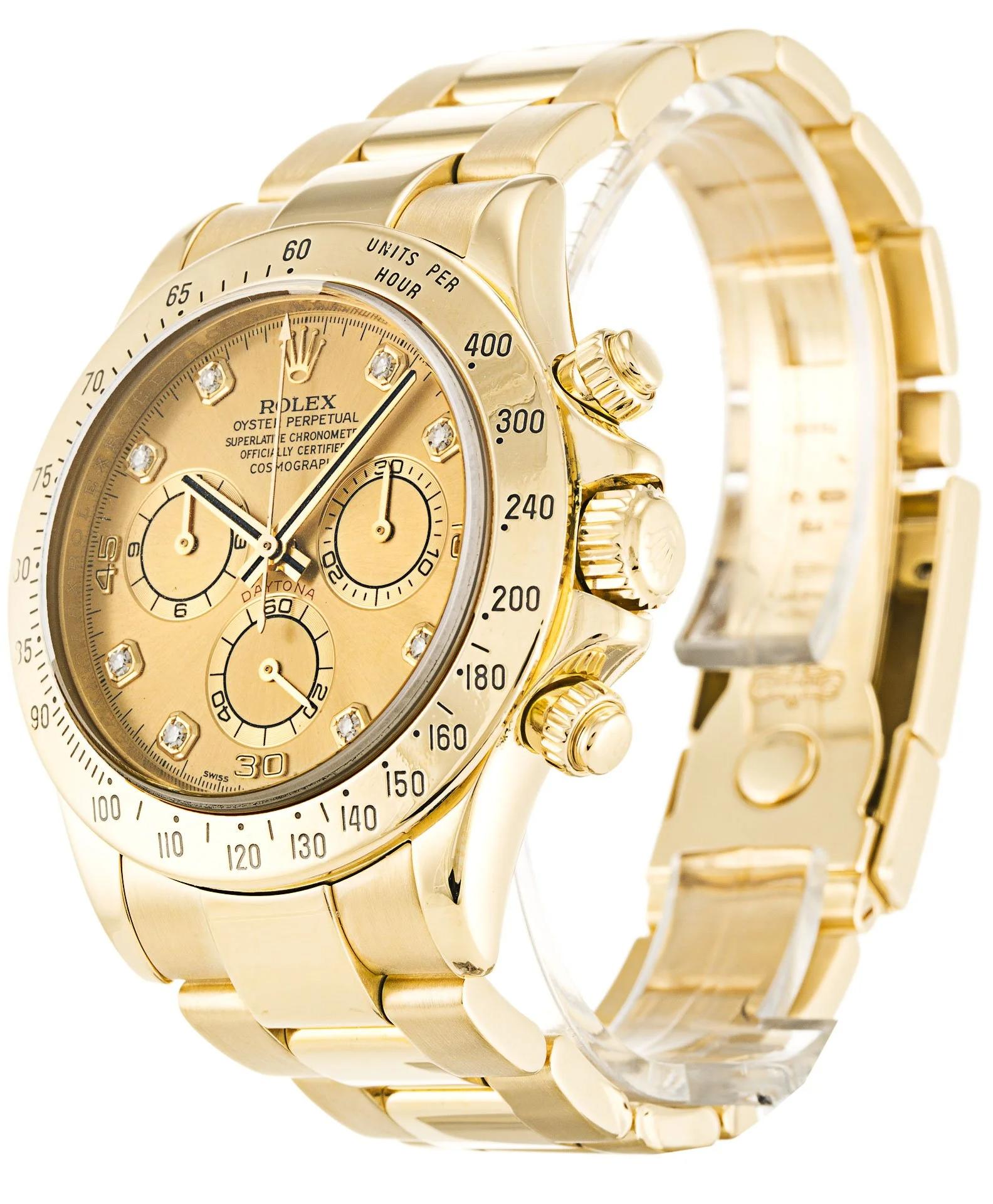 Rolex Daytona Champagne Dial Watch 40mm 116528